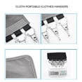 thumbnail image 4 of fastboy Portable Fabric Storage Hanger Folding Hat Clip Storage Rack 10 Clips Hat Clothes Rack Baseball Hat Rack, 4 of 6