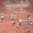 thumbnail image 4 of SilverCloseOut Sterling Silver Dainty Heart Earrings, 4 of 7