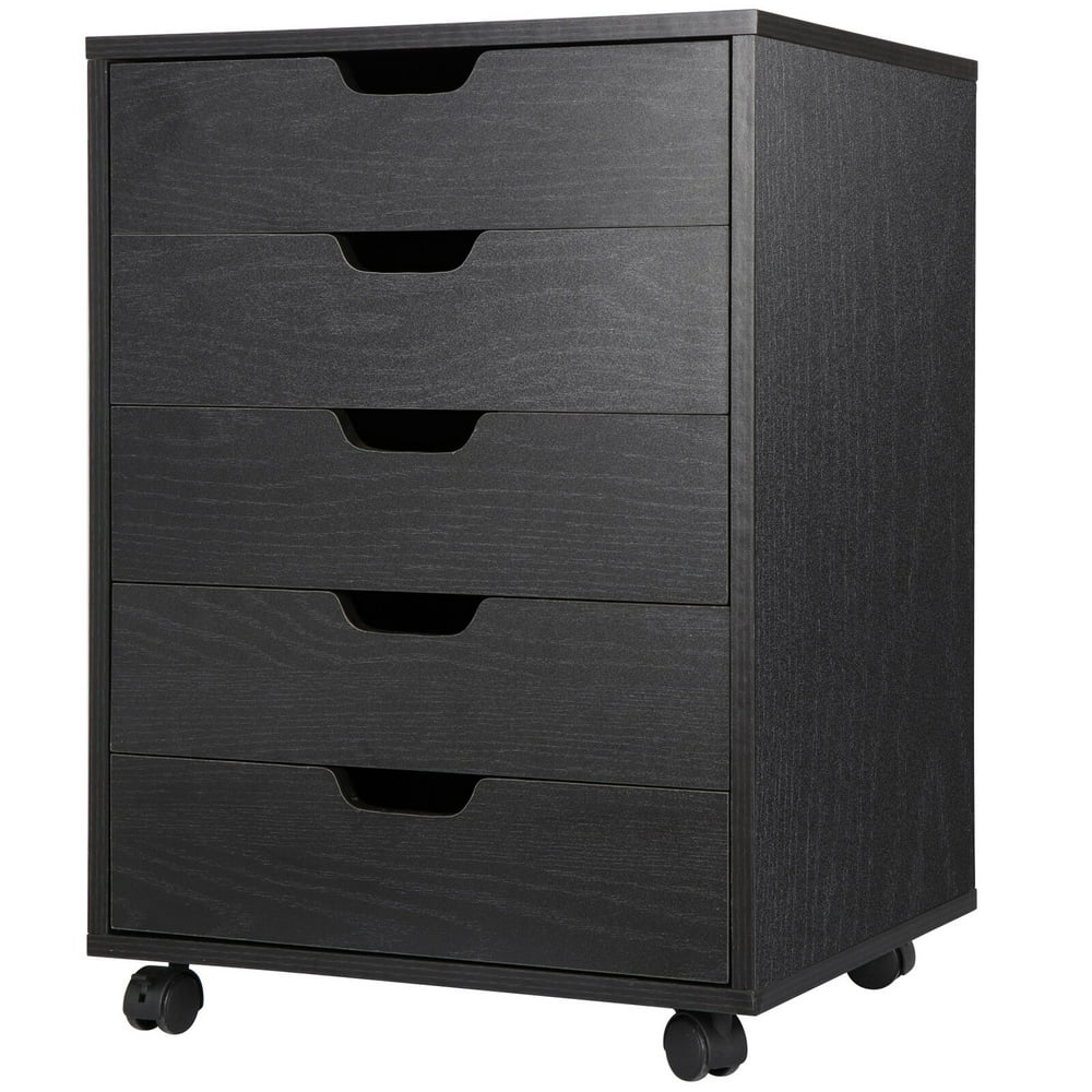 ZENSTYLE 5 Drawers Storage Dresser Storage Tower Closet Sturdy