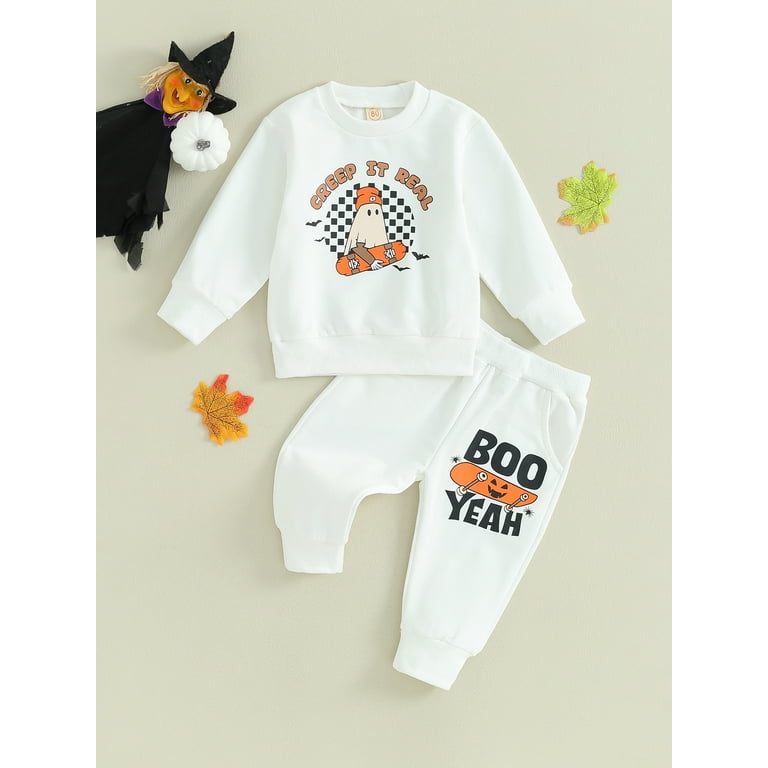 Halloween ghost sweatshirt 2024 & sweatpants bundle