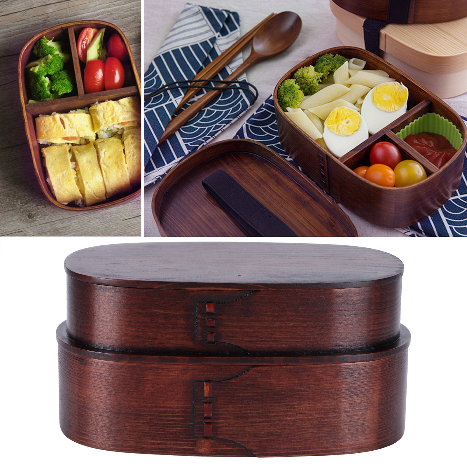 Pure'Box™ Japanese Wood Lunch Box