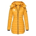 thumbnail image 1 of Fankiway Veste Décontractée à Manches Longues pour Femmes avec Capuche et Petit Imprimé Jaune P, 1 of 4