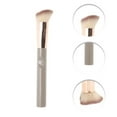 thumbnail image 3 of Unique Bargains 1 Pc Durable Angled Foundation Brush Light Coffee Color Nylon Hair Aluminum Tube Plastic Handle, 3 of 5