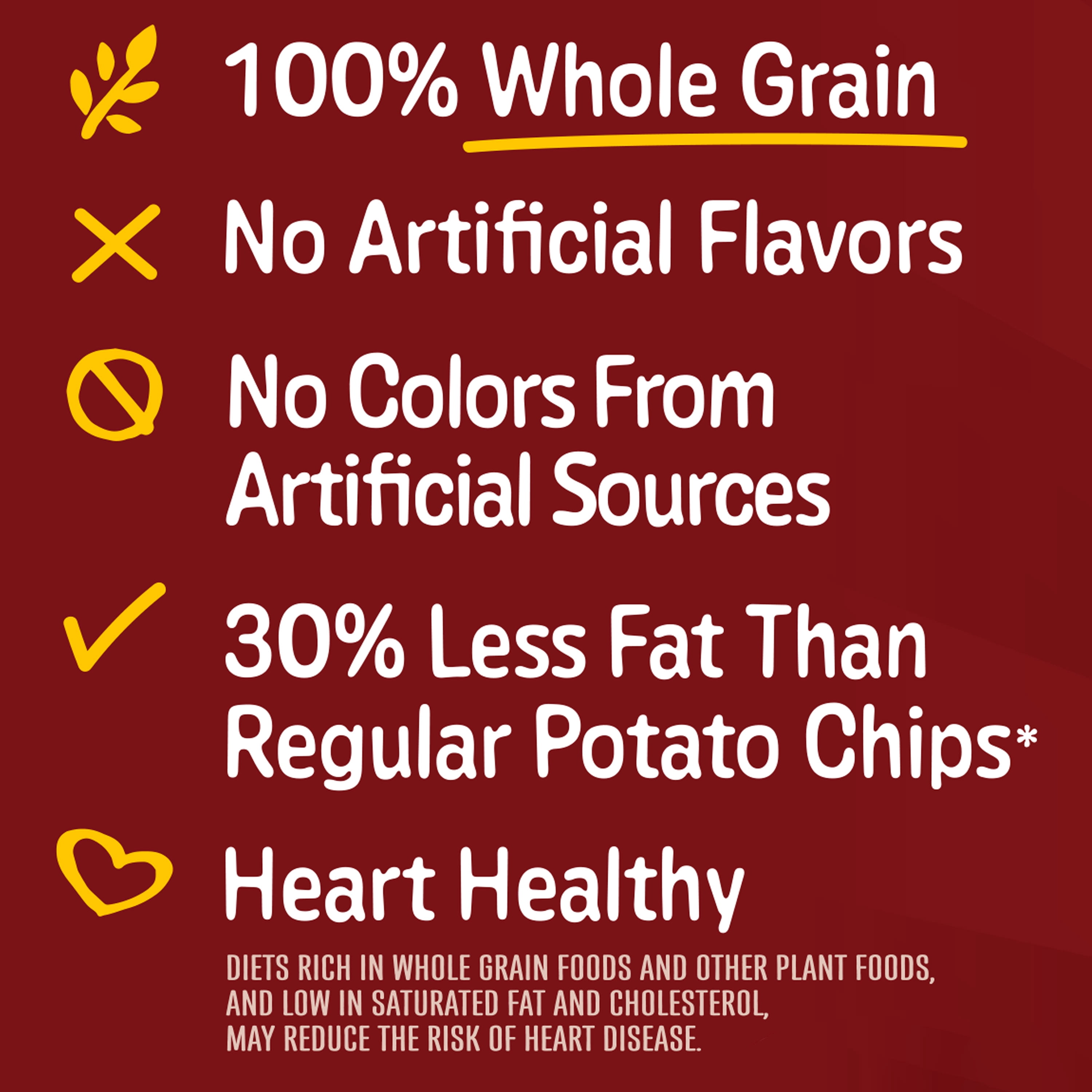 SunChips 100% Whole Grain Honey BBQ Snack Chips Bag, 7 oz​