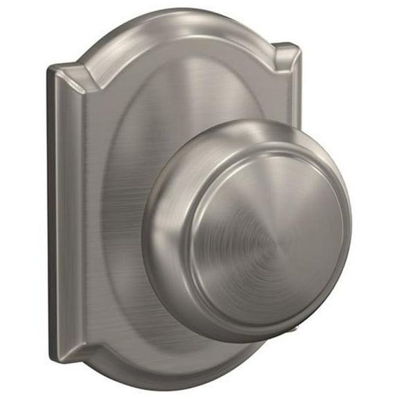 Schlage Fc21-And-Cam Custom Andover Passage & Privacy Door Knob Set - Nickel