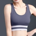thumbnail image 5 of JIUKE Sports Bras for Women Seamless Scoop Neck Crop Going out Tops Workout Yoga Athletic Tank Tops, 5 of 8