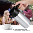 thumbnail image 4 of Car Heating Cup, 12V 750ml Stainless Steel Electric Car Kettle Heating Cup Coffee Mug Travel Water Bottle Kitchen Supplies Heating Water Bottle, 4 of 8