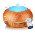 thumbnail image 1 of Difusor de aromas, difusor de aceite aromático silencioso de 500 ml, humidificador con luz LED, yoga, 1 of 5