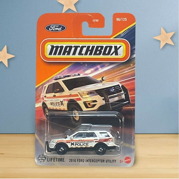Matchbox 2016 Ford Interceptor Utility Diecast Car (Matchbox County Police)