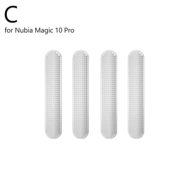 YaoHuan 4pcs Mobile Phone Dustproof Net Sticker, Metal Speaker Mesh Anti-Dust for Nubia Magic 10 Pro
