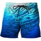 thumbnail image 1 of Pantalones cortos con estampado de tiburones en 3D para hombre y mujer, Shorts de playa modernos, con diseño de mar profundo, para verano Fivean unisex, 1 of 2