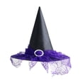 thumbnail image 1 of Sombrero de de Halloween, sombrero para adultos, accesorios para fotos de adultos, sombrero de personaje puntiagudo, sombrero de para Púrpura Yinane sombrero de halloween, 1 of 7