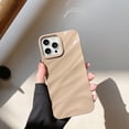 thumbnail image 4 of Water Ripple Pattern Compatible for iPhone 14 Pro Max Phone Case,Cute Luxury Wave Shape Case for Women & Men, Soft TPU Shockproof Protective Cover for iPhone 14 Pro Max 6.7''-Brown, 4 of 13