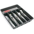 thumbnail image 2 of Rubbermaid 1922433 Large No-Slip Cuttlery Tray, Black, 2 of 2