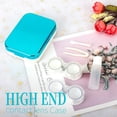 thumbnail image 2 of Two Packs Contact Lens Care Vision Care Nobleness Cute Contact Lens Cases Contact Lens Set Contact Lens kit Set Colored Contact Lenses for Women (Blue), 2 of 6