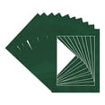 thumbnail image 3 of Green Suede Picture Frame Mat for 16x20 Frames - Fits 13x16 Photos - 10 Mats, 3 of 7