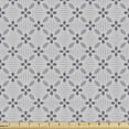 thumbnail image 1 of Abstract Fabric by the Yard, Continuous Floral and Lines Simplistic Soft Grey Illustration, Upholstery Fabric for Dining Chairs Home Decor Accents, Charcoal Grey and Pale Grey by Ambesonne, 1 of 5