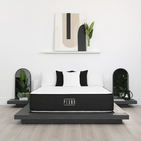 Brooklyn Bedding Plank 13 Luxe Two Sided Firm / Ultra Firm Mattress with Cooling Cover Queen