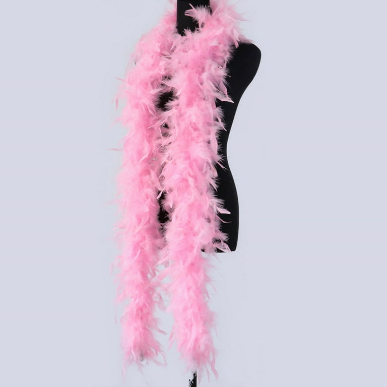 25ply Big Boa Fluffy Ostrich Feather boa Scarf 2 Meters Wedding Party  Clothing Sewing Decoration Tops Customized Multicolor