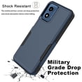 thumbnail image 4 of Ebizware Shockproof Heavy Duty Cell Phone Case for Motorola Moto G Play 4G, Dark Blue, 4 of 11