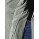 thumbnail image 5 of Abrigo de trench de longitud media con cinturón y doble botonadura para mujer Inspire Chic, talla XL, gris, 5 of 8