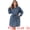 Gray Blue, variant on DARING DIVA Plus Size Long Sleeve Belted Above Knee Denim Shirt Dress 1X Pink