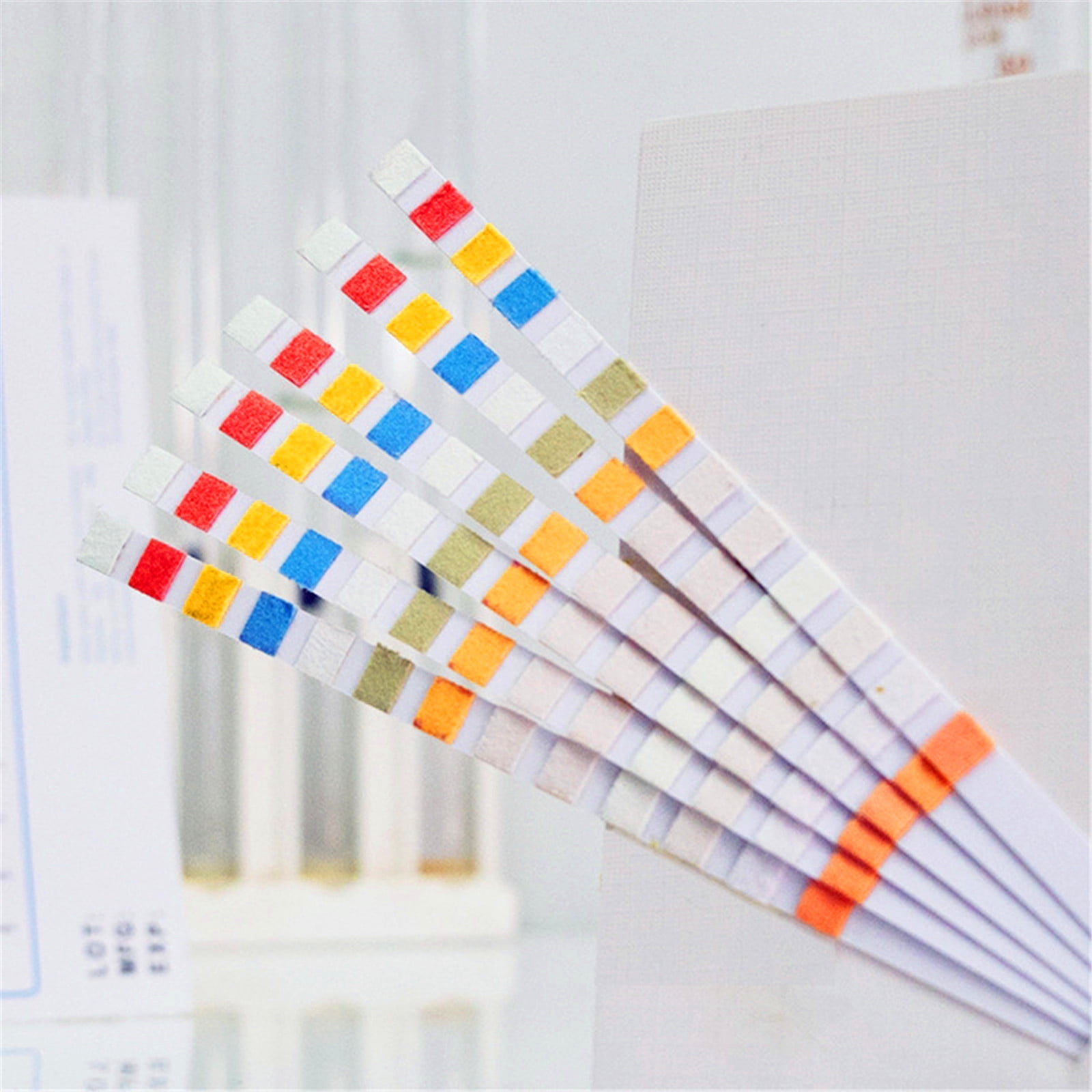 pH Test Strips 0-14: 50 Strips Universal pH Test Paper Test Strips for Drinking Water, Aquarium, Pool, Hot Tub, Spa,100ct Litmus Paper pH Testing Soap Making and Food