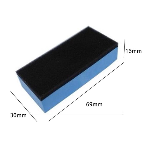 10 Éponges Applicatrices Céramique Voiture – Nano Coating Pads Bleu/Noir Pour Wax Et Polish
