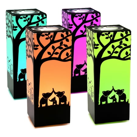 

Telepathy Lamps - Long Distance Wifi Touch Lamps by Zoci Voci - Under One Tree Design | Waite Color | Matt Finish | Contemporary (Set of 4 Lamps)