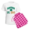 thumbnail image 5 of CafePress - Boston Irish Women's Light Pajamas - Women's Short Sleeve Print T-Shirt and Pants Light Cotton Pajama Set, 5 of 7