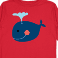 thumbnail image 4 of Inktastic Whale Cute Blue Boys or Girls Long Sleeve Toddler T-Shirt, 4 of 5