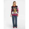 thumbnail image 2 of No Boundaries Christmas Sweater, Lightweight, Women's, 2 of 5