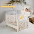 thumbnail image 4 of Accesorios de fotografía de bebé recién nacido cuna de bebé sesión de fotografía desmontable Mini cama muñeca cama para Home Accs, 4 of 9