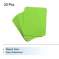 thumbnail image 3 of Parche de tela Uxcell, parches termoadhesivos 4.1"x3.0" para reparar y decorar ropa, pantalones, bolsas, paquete de 20, verde hierba, 3 of 7