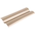 thumbnail image 1 of Molde para Hornear Baguette, Molde para Baguette Perforado Fácil de Limpiar, 2 Ranuras para Pan, 1 of 4
