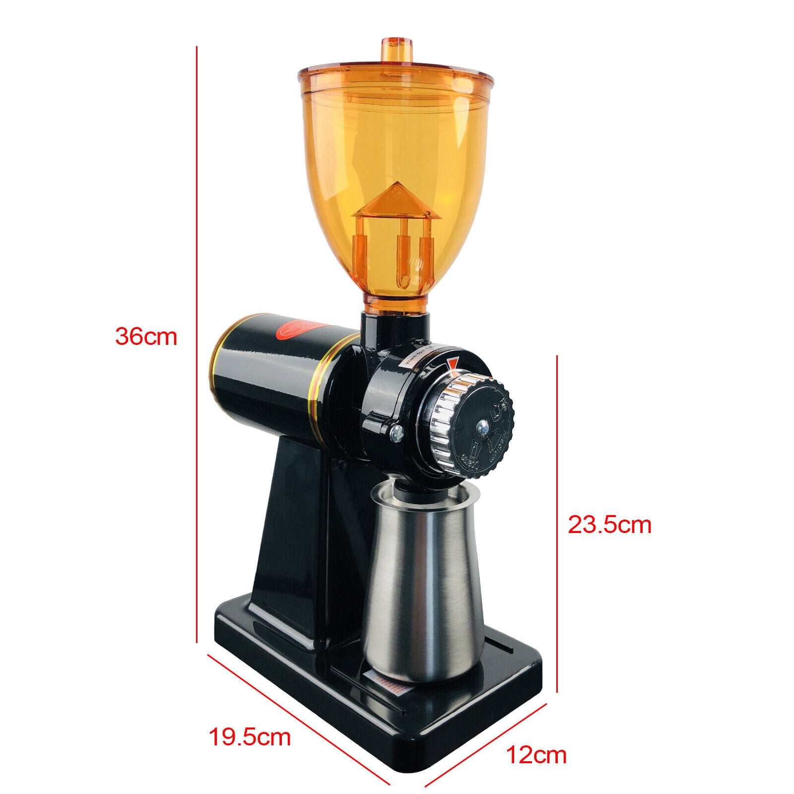 Miumaeov 110V 180W Electric Professional Coffee Bean Grinder Automatic Burr Mill Bean Espresso Miller Grinding Machine