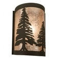 thumbnail image 2 of Meyda Tiffany 200796 Tall Pines Left 12" Tall Wall Sconce - Bronze, 2 of 5