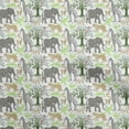 thumbnail image 1 of oneOone Cotton Cambric Light Green Fabric Animal Quilting Supplies Print Sewing Fabric By The Yard 56 Inch Wide-0W, 1 of 4