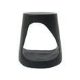 thumbnail image 6 of Hollow Side Table, Unique Wood-Like Black Finish Modern Accent for Indoors & Outdoors, 6 of 12