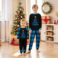 thumbnail image 5 of RUINIXCW Family Christmas Pajamas Matching Sets Xmas PJS Holiday Jammies for Whole Family Letters Long Sleeve Tops and Plaid Pants Family Christmas Outfits Sleepwear, 5 of 10