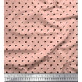 thumbnail image 1 of Soimoi Poly Georgette Fabric Swallow Bird Small Printed Craft Fabric by The Yard 52 Inch Wide, 1 of 3