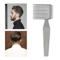 thumbnail image 1 of Peine de peluquero para hombre, peine de guía superior plano antiestático para viaje, peluquería para el hogar, 1 of 7