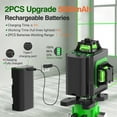 thumbnail image 2 of Nivel láser Housolution 4x360° 4D Cross Line 130 pies 16 m verde, 2 of 9