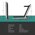 thumbnail image 2 of Gymax 2 in 1 Folding Treadmill 2.25HP Running Machine w/ Dual Display Silver, 2 of 9