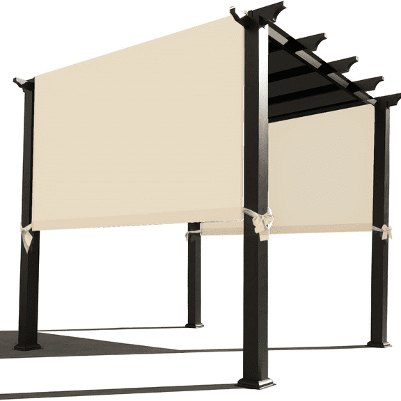 420D Waterproof Pergola Cover - Universal Outdoor Patio Canopy Replacement, 105" W x 210" L - Sun & Rain Protection for Furniture