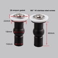 thumbnail image 3 of 2pcs Toilet Lid Fixed Top Fixed Two Pairs Hinges Blind Hole Fittings, 3 of 7