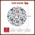 thumbnail image 2 of Sikiie Chicken And Fish Nativity Christmas Tree Skirt, Jesus Christian Winter Holiday Tree Mat Decoration(30-48IN)30", 2 of 6