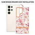 thumbnail image 5 of Allytechgroup Galaxy S24 Ultra Case, 2024 Trendy Floral Series TPU Slim Back Cover Shell Shockproof Anti-Scratch Phone Case for Samsung Galaxy S24 Ultra, Azaleas, 5 of 5