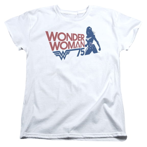 Wonder Woman - Ww75 Silhouette - Women's Short Sleeve Shirt - Large
