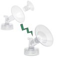 thumbnail image 4 of Easy to Use Flange Connector Versatile Flange Insert Adjustable Flange Attachment for Optimal Milk Flow with Breast Pump, 4 of 5